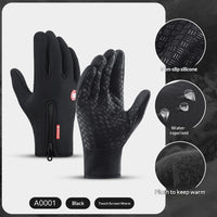Thermal Windproof And Insulated Gloves For Skiing And Cycling