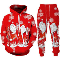 Fashionable Sporty Long-sleeve Pullover Hoodie Set