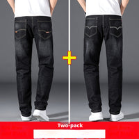 Summer Thin Jeans Men's Loose Straight