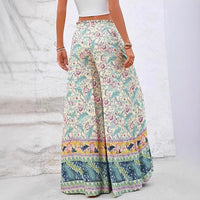 Bohemian Multicolor Printed Sweet Maxi Dress