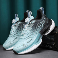 Flying Woven Air Cushion Turn Buckle Running Shoes