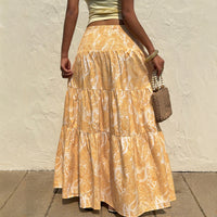Mid-length Elegant Waist-cinching Skirt For Women