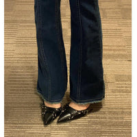 Women's High Heels Fine Heel With Black Shallow Mouth