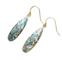 Women's Fashion Turquoise Long Drop Bohemian Earrings