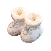 Baby Cotton Shoes Fleece-lined Thick Soft Soled Warm