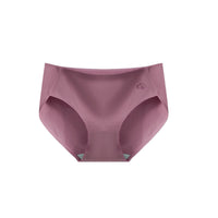 Women's Underwear One Piece Thin Seamless Cotton Antibacterial Mid-waist Briefs