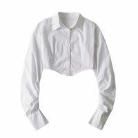 All-matching Slim Fit Short Chic Temperament Shirt