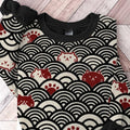 Digital-print Crewneck Long-sleeve Hoodie