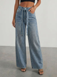 Women's Loose-fit High-waist Wide-leg Jeans
