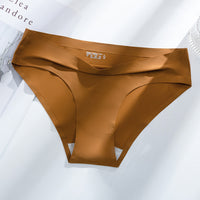 Ice Silk Underwear Women's Seamless One-piece Comfortable Underwear