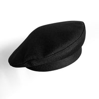 Dark Beret For Women With Large Faces Black Painters Cap