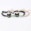 Cute Two-color Big Eye Cat Hair Rope Female Original Design High Ponytail Hair Band