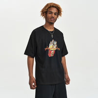 Fashion Personality Short Sleeve Cotton T-shirt Men