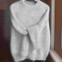 Soft Cozy Loose-fitting Casual Thin Knit Sweater