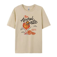 Citrus Cocktail Glass Character T-shirt