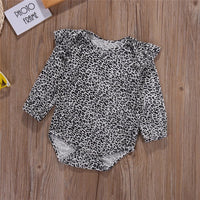 One-piece Romper For Girls With Leopard Print In Europe And America