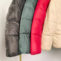 Lightweight Women's Stand Collar Raglan Down Jacket