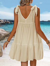 Loose-fit  Strapless Sun-protective Dress