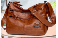 Crossbody New Shoulder Bag Soft Leather Textured