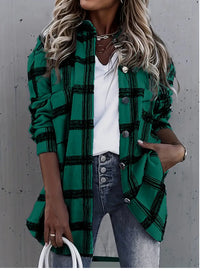 Women's Casual Button Fashion Shirt Coat