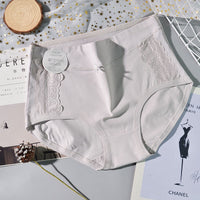 Pure Cotton Breathable Fashion Lace Ladies Plus Size Underwear