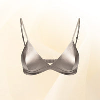 Wireless Silk Triangle Cup Bra