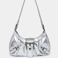 Women's Vintage Vintage Two-tone Leather Shoulder Bag