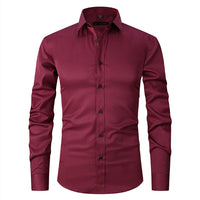 Elastic Shirt Men's Long Sleeves