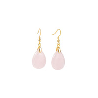 Cut Long Water Drop Earrings