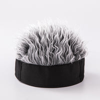 Handsome Simulation Short Hair Wig Retro Beanie