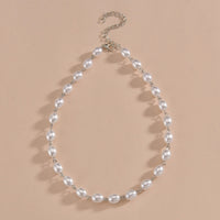 Simple Graceful Pearl Single Layer Ladies Clavicle Chain