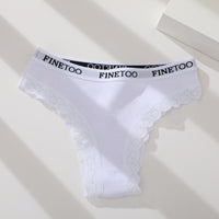 Ladies Briefs High Slit Lace Panties