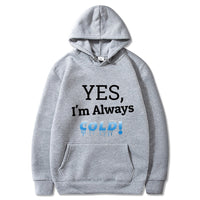 Lettered Casual Women's Loose Hooded Sweater Long Sleeve Shirt