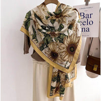 Color Matching Fashion Scarf Scarf Thin Warm Scarf Talma
