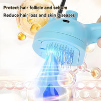 New Chevaroo Horse Steam Brush, Chevaroo 3-in-1 Self-Cleaning Steam Pet Brush For Shedding, Pet Steam Brush, Silicone Bristle Head 360 Rotating Pet Steam Brush