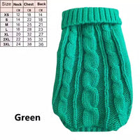 Knitted pet clothing for hairless cats