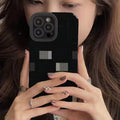 Dark Wind Splicing Lattice Mobile Phone Case Advanced Soft Shell