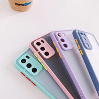 Contrasting Color All-inclusive Lens Skin Feel Suitable For Compatible WithHuawei Mobile Phone Case All-inclusive Edge
