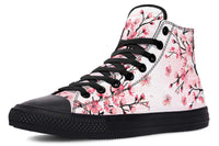 Printed Couple High Top Canvas Shoes