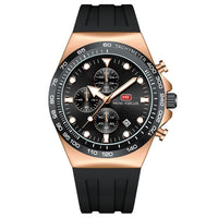 Mens Sporty Casual Watch Multifunction Quartz Watch