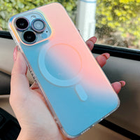 Laser Gradient Colorful Aurora Frosted Soft Shell