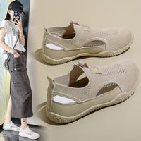 Casual Hollow All-matching Flying Woven Women's Shoes