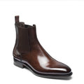Custom  Silver Men's Short Boots