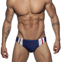 Men's Simplicity Color Matching Swim Briefs