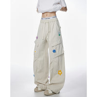 Retro Multi-pocket Straight-cut Work Pants For Men And Women