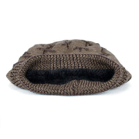 Men's Warm Pentagram Pullover Knitted Wool Hat