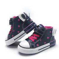 Fashion Plus Velvet High Top Leather Girls Shoes