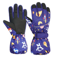 Warm With Velvet Thickened Cotton Waterproof Boys And Girls Riding