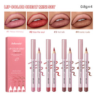 4 PCs Matte Lipstick Lip Liner