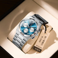 Mens Waterproof Multifunctional Luminous Ultra-thin Watch